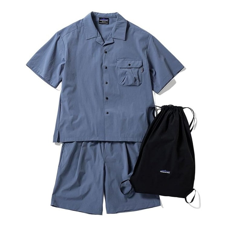 ［THOUSAND MILE］SLEEVE SHIRT & SHORT PANTS SET 2025　スチール　S