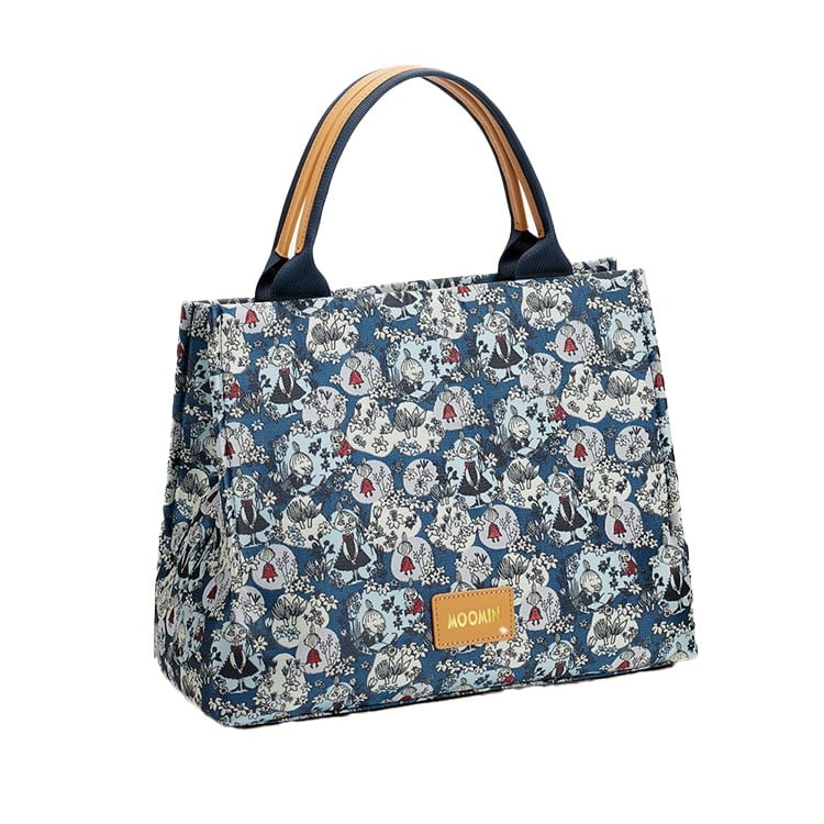 MOOMIN ミムラねえさん＆リトルミイ 軽量ミニトート ブルー