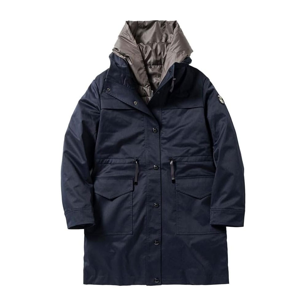 [COLOBANTHUS QUITENSIS] RONNE COAT ロンネ コート レディース ダウンベスト ZANTER ネイビー 38