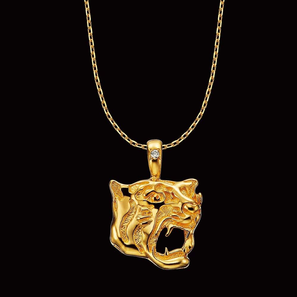 タイガース誕生９０周年純金ペンダント　51433