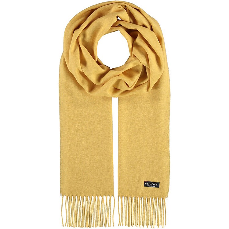 [FRAAS] サステナマフラー　カシミンククラシック　イエロー