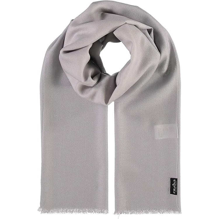 [FRAAS] バージンウールストール ライトウェイト　ライトグレー