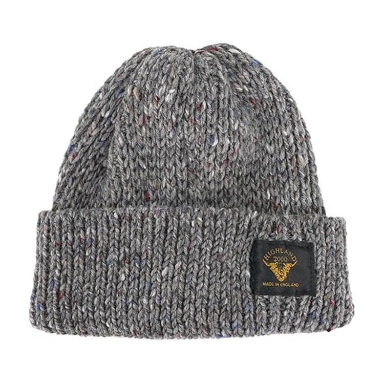 [HIGHLAND2000]ネップウールキャップ ショート×グレー [ネコポス便出荷]