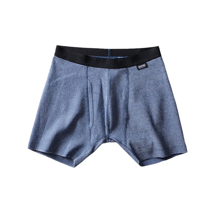 [HOHTAI] 包帯パンツ 前開きロングボクサー ネイビー M