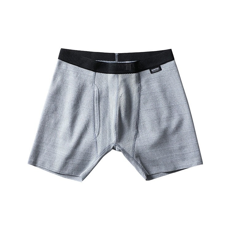 [HOHTAI] 包帯パンツ前開きロングボクサー　グレー　L