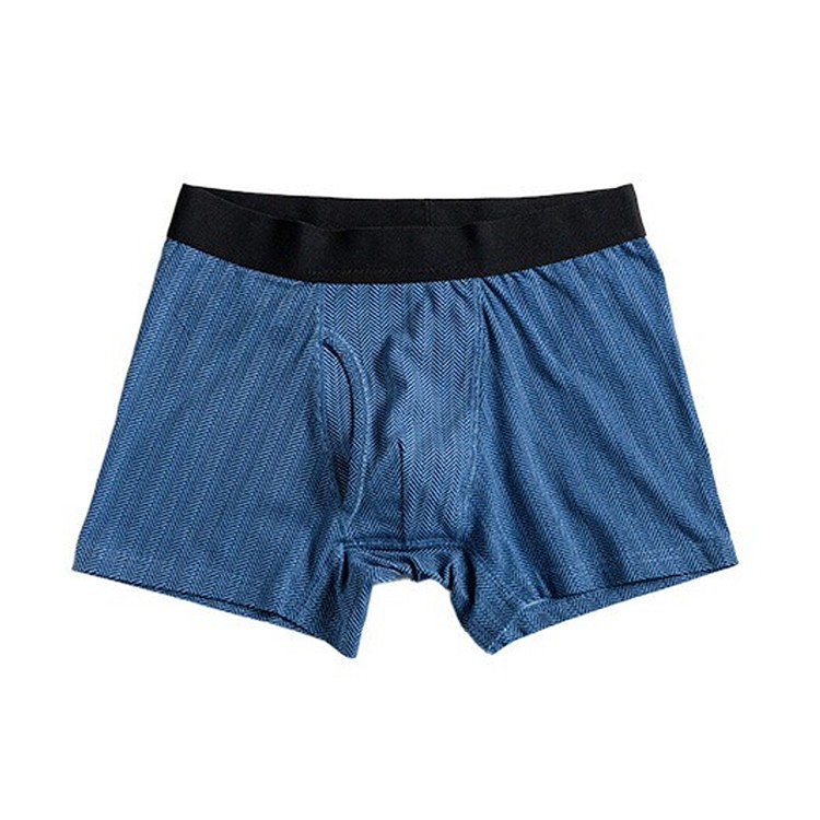 [Herringbone Club] ちょい漏れ安心ボクサーパンツ ブルー2枚組 L