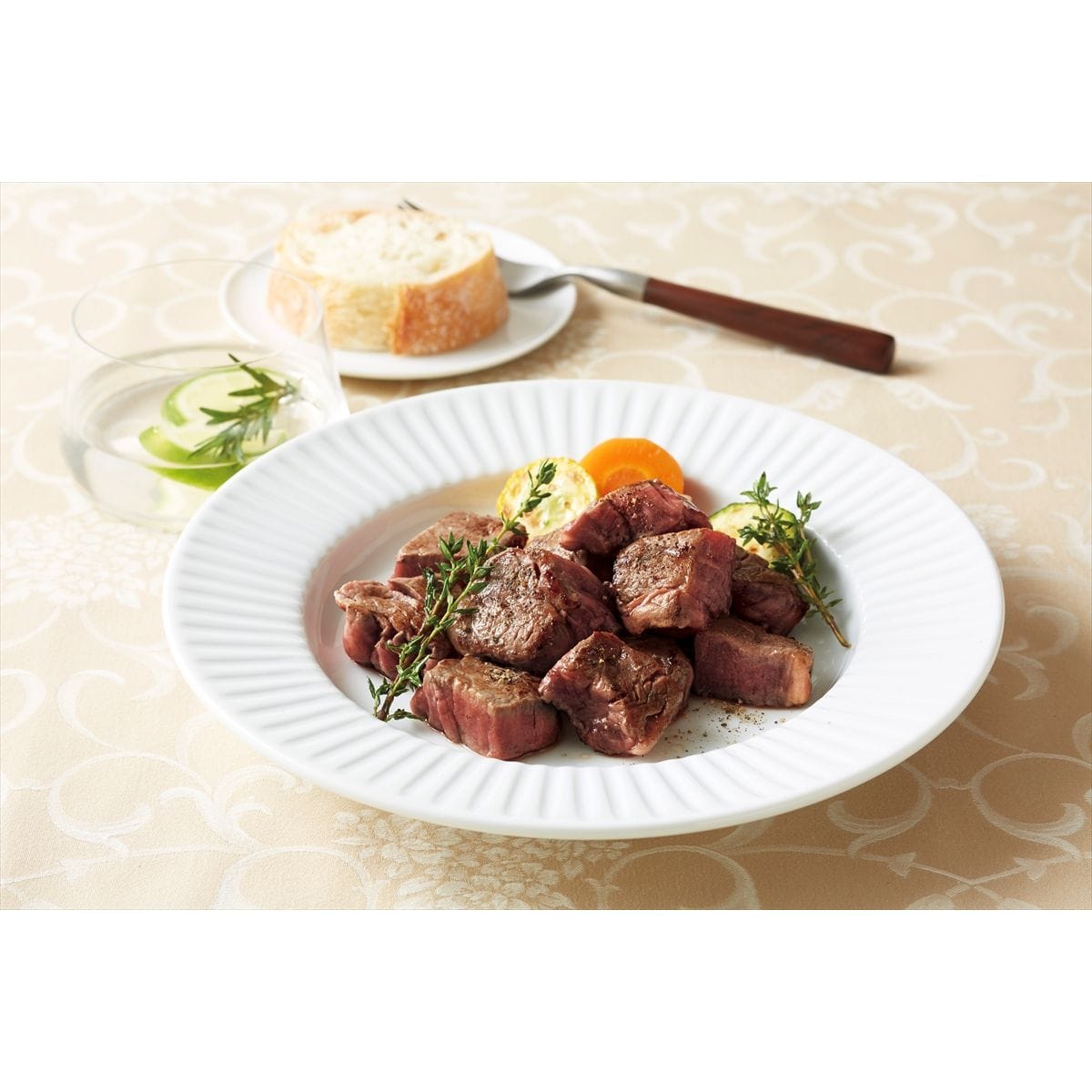 京都 大橋亭 国産牛ヒレひと口ステーキ用 2セット〔125g×2〕