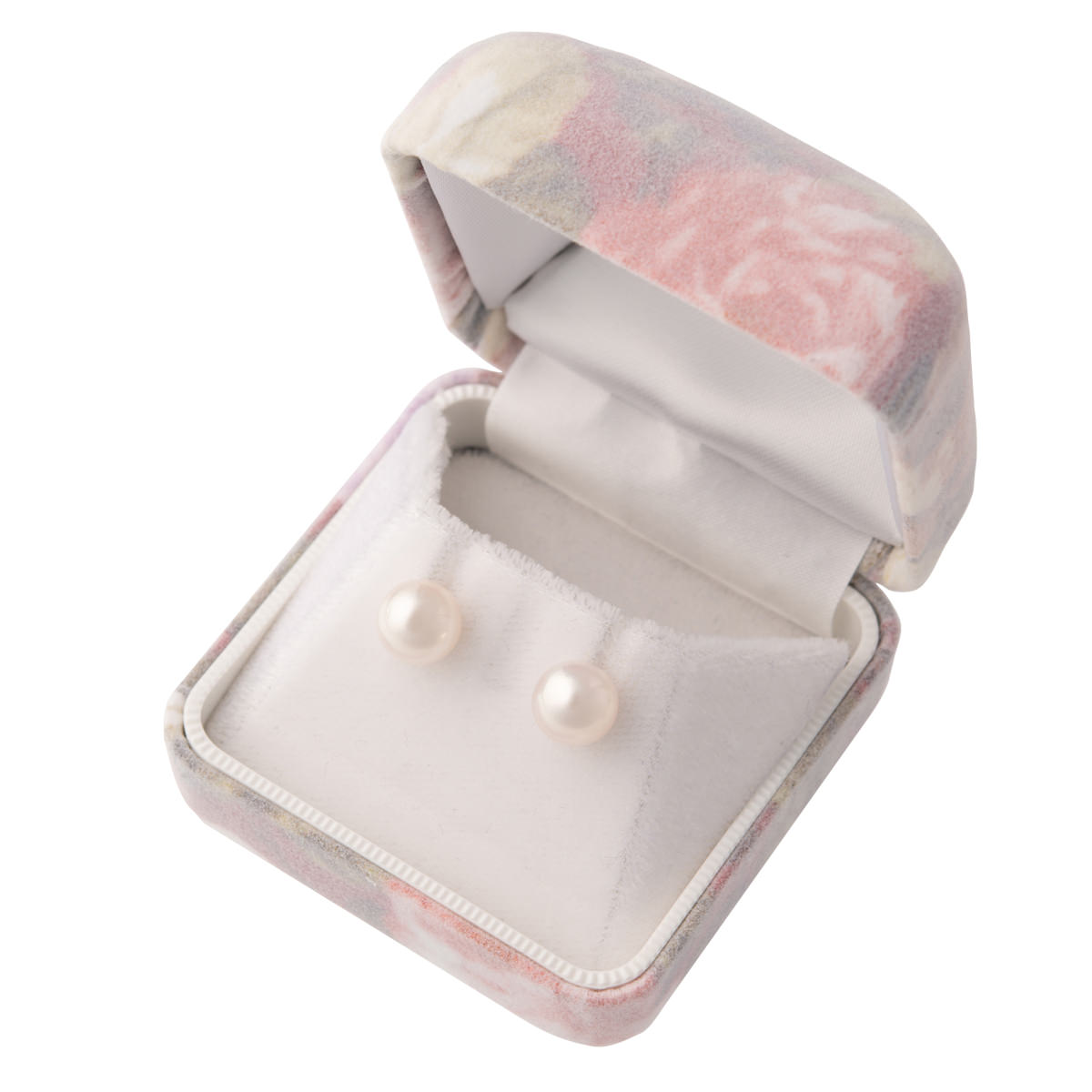 花珠アコヤ本真珠 Pt900 ピアス 8.0~8.5mm 〔ピアス1ペア、保証書、ケース〕