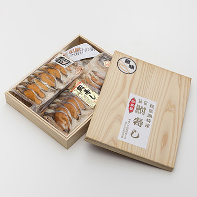 鮒寿司三昧 有限会社鮒味 滋賀県 琵琶湖産 高級珍味を存分に楽しめる鮒寿司のセット。