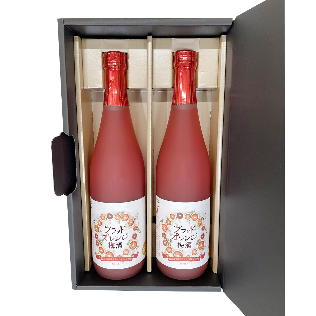 ブラッドオレンジ梅酒 2本セット 〔720ml×2〕