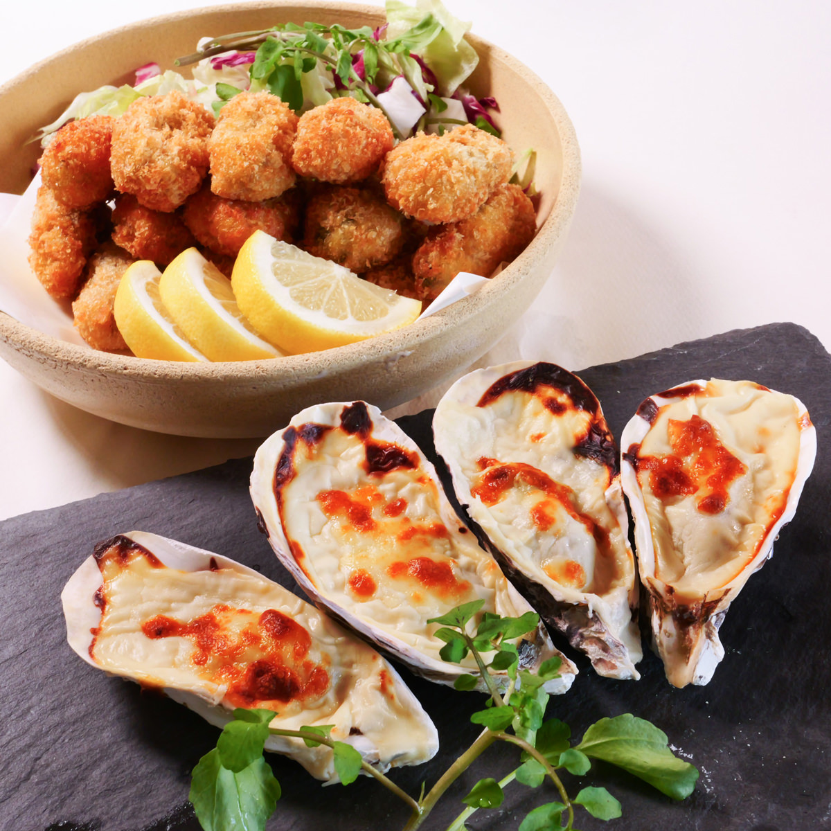 かなわ かきフライ かきグラタン 詰め合わせ 〔フライ(20粒入)420g×1、グラタン38g×4〕