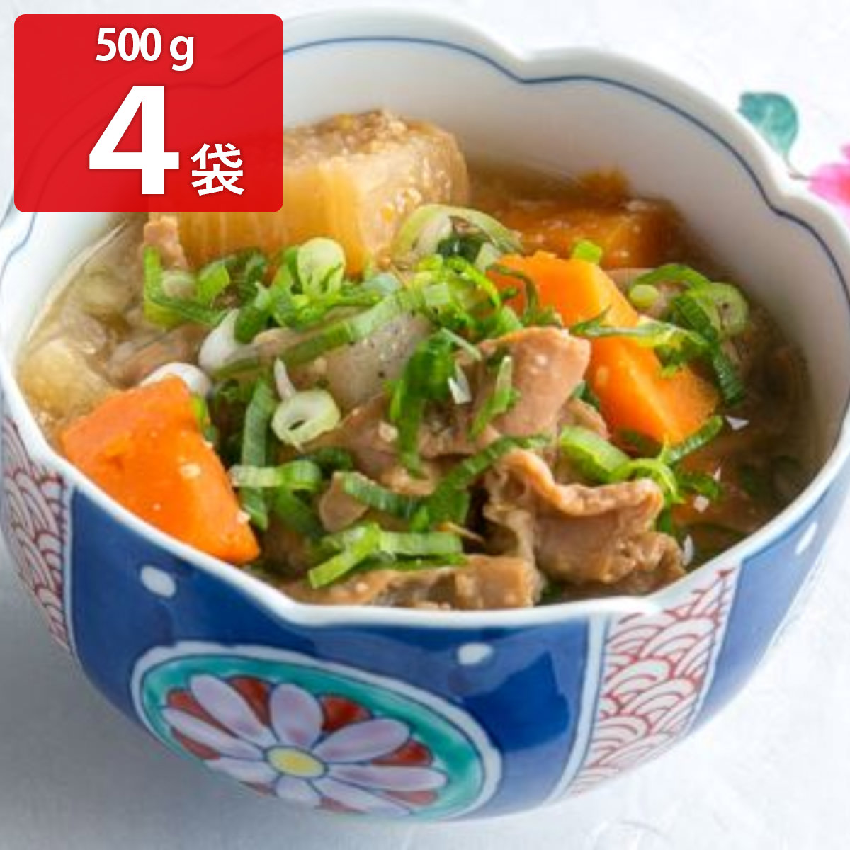 もつ煮 〔500g×4〕【沖縄県・離島 配送不可】