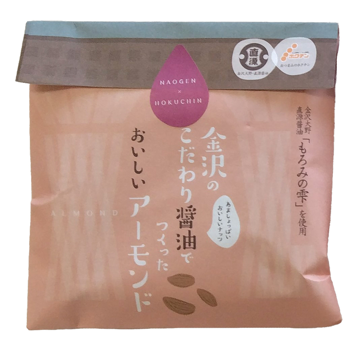 金沢のこだわり醤油でつくった おいしい アーモンド 〔40g×3個〕