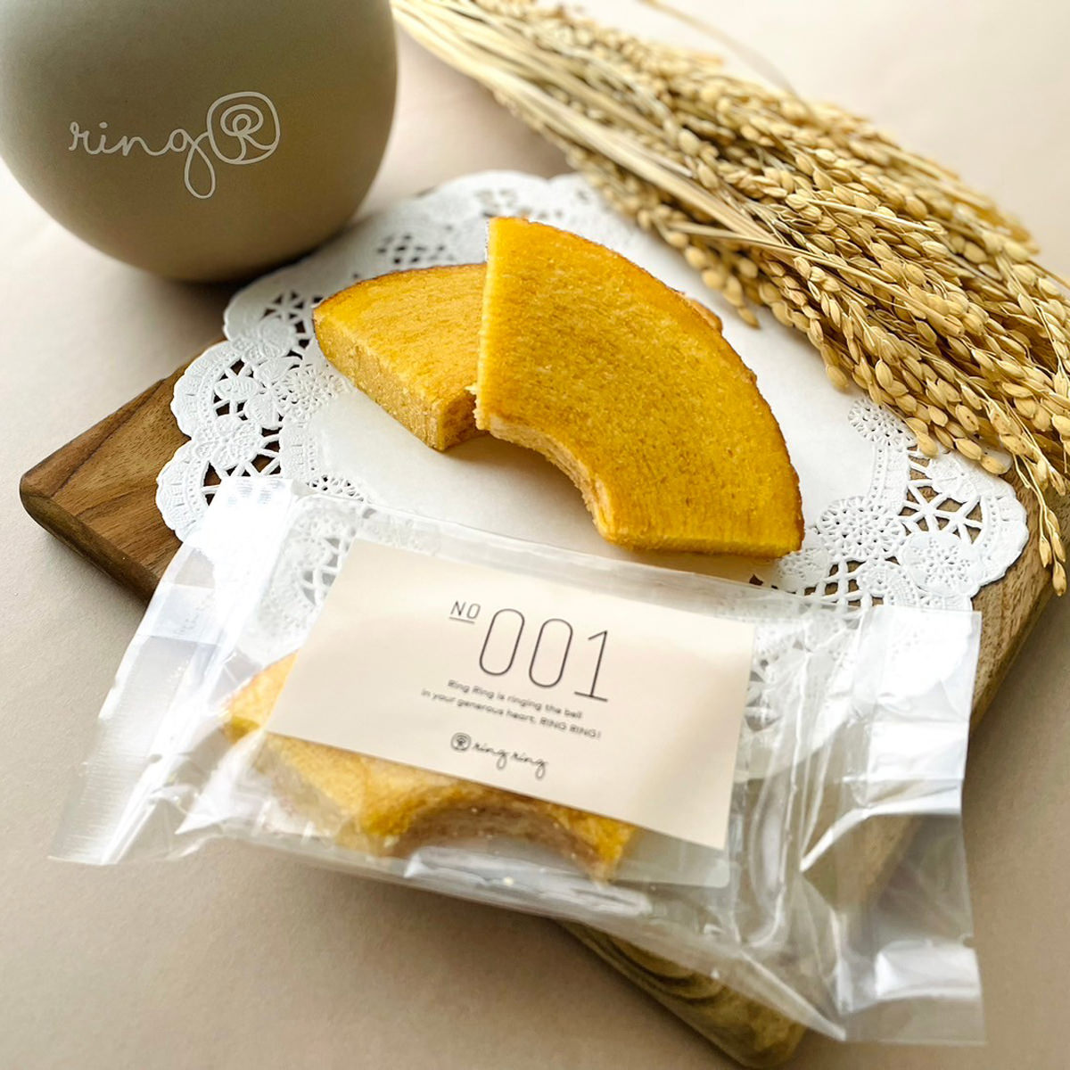 米粉 ソフト バームクーヘン カット プレーン 〔約40g×24個〕