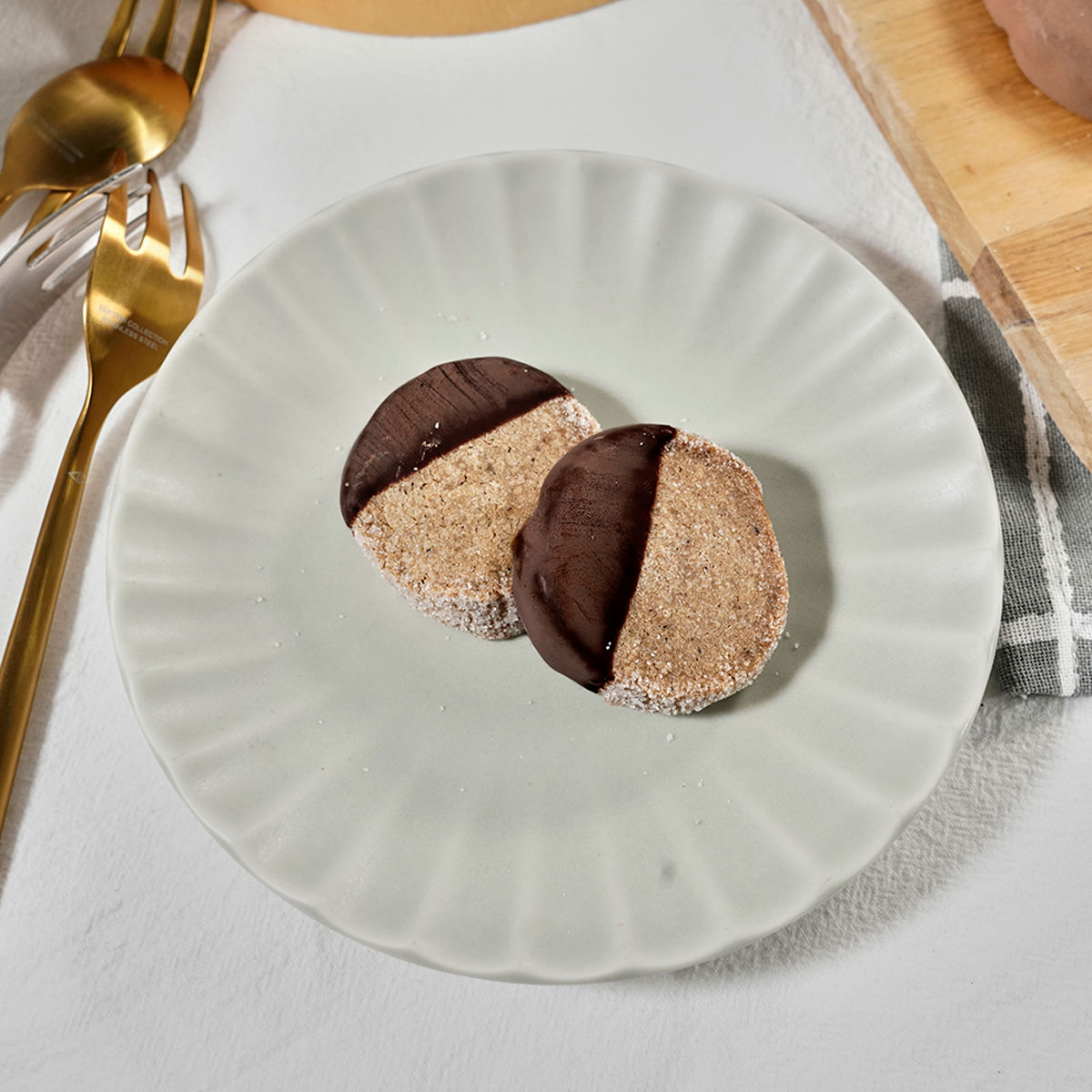 白金ショコラクッキー アールグレイ〔2枚入×4〕