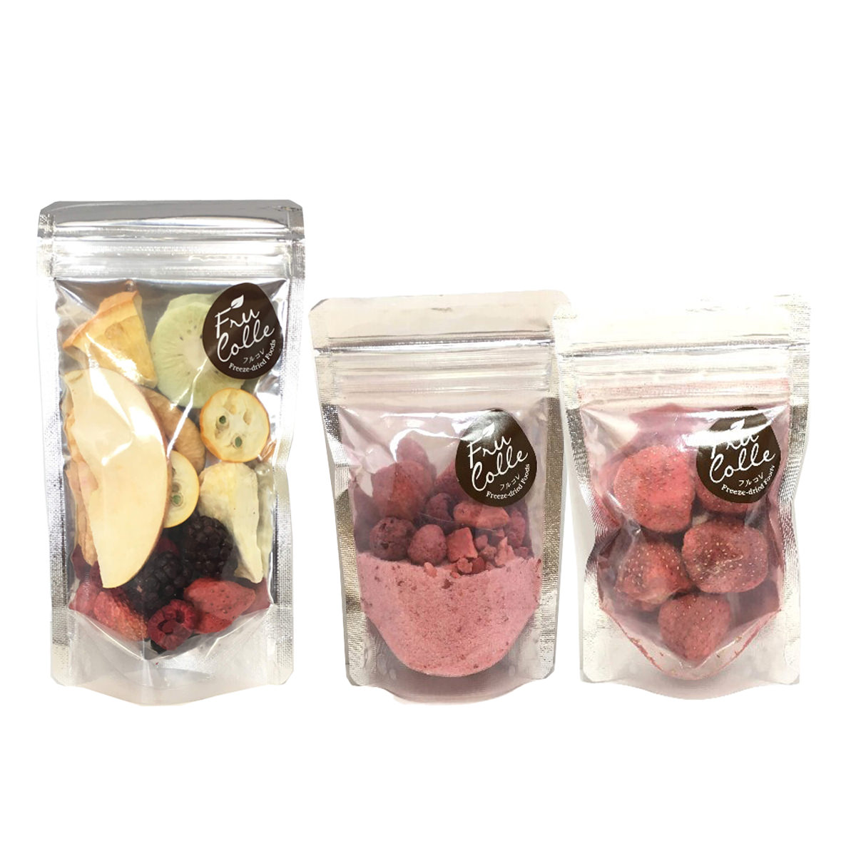 フルコレ フリーズドライ フルーツ トライアルセット〔フルーツMIX、イチゴ、サングリア〕