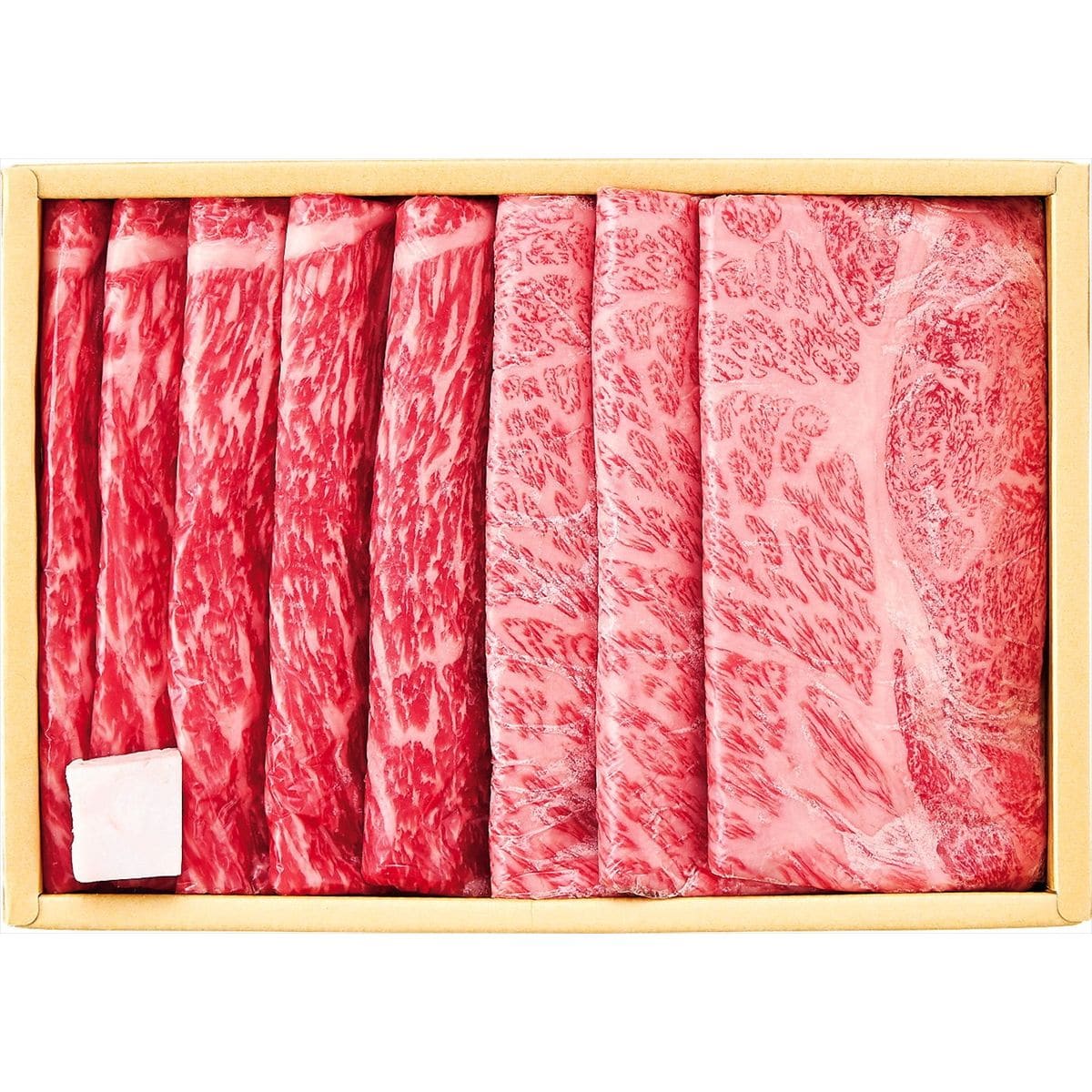 京都 大橋亭 黒毛和牛すき焼用 2種計640g〔肩ロース・モモ 計640g〕