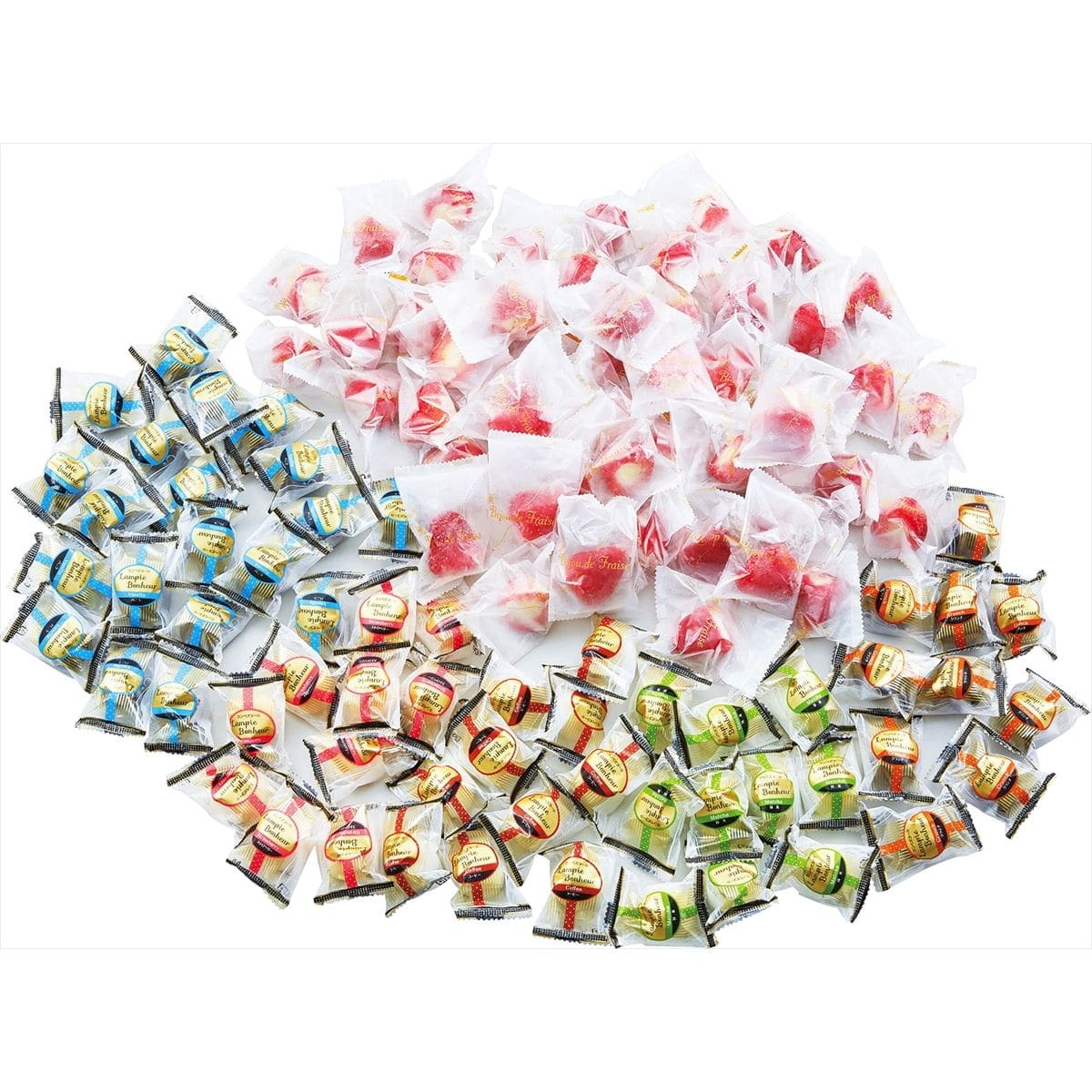 スルー たっぷりひとくち5種&いちごアイス 計110個〔チョコアイスボール5種類(バニラ×20個、ストロベリー・コーヒー・クランチ・抹茶×各10個)、苺アイス×50個(計110個) 〕