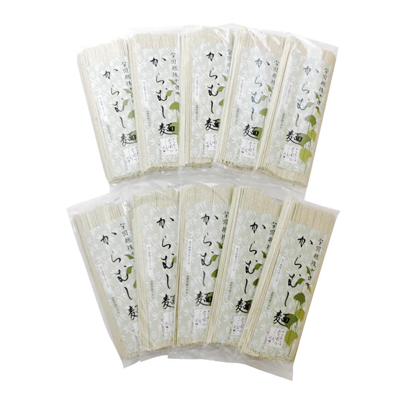 ミネラル分豊富!雪国越後十日町からむし麺 雪国越後十日町からむし麺・新潟県