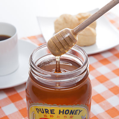 蜂蜜(550g2本セット) 森下友蜂堂 富山県 皇室献上品。トチの花を蜜源とする芳醇な香りと甘みのある蜂蜜です