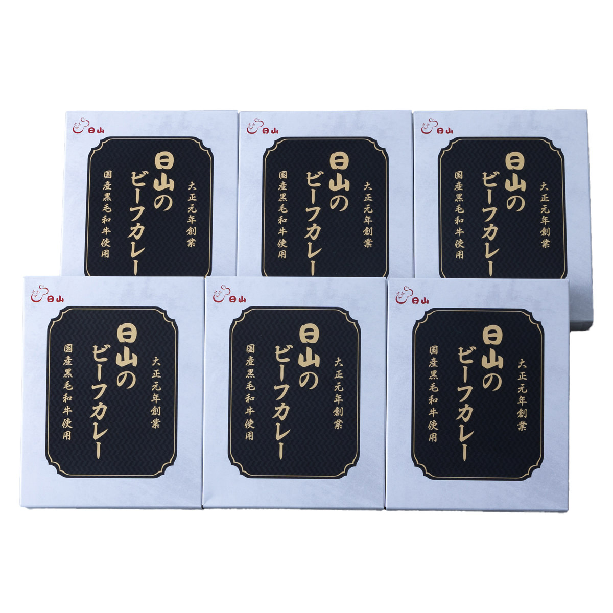 日山 国産 黒毛和牛 ビーフカレー 〔200g×6箱〕