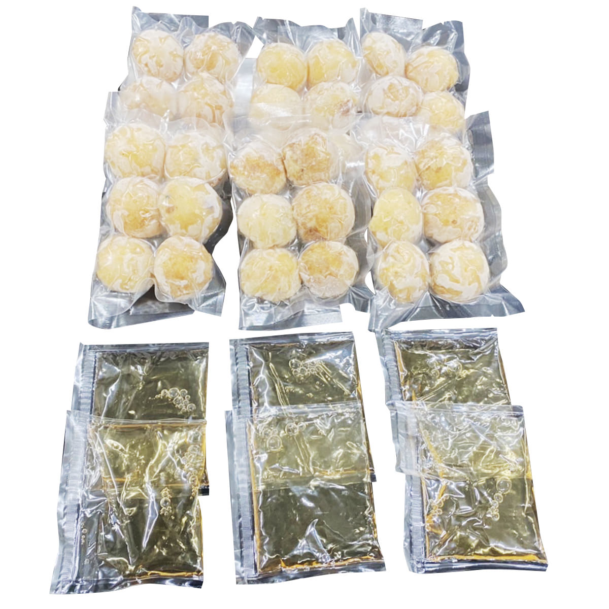 明石焼 あかし玉子焼 6袋 〔明石焼(23g×6)×6、だし汁40ml×6〕