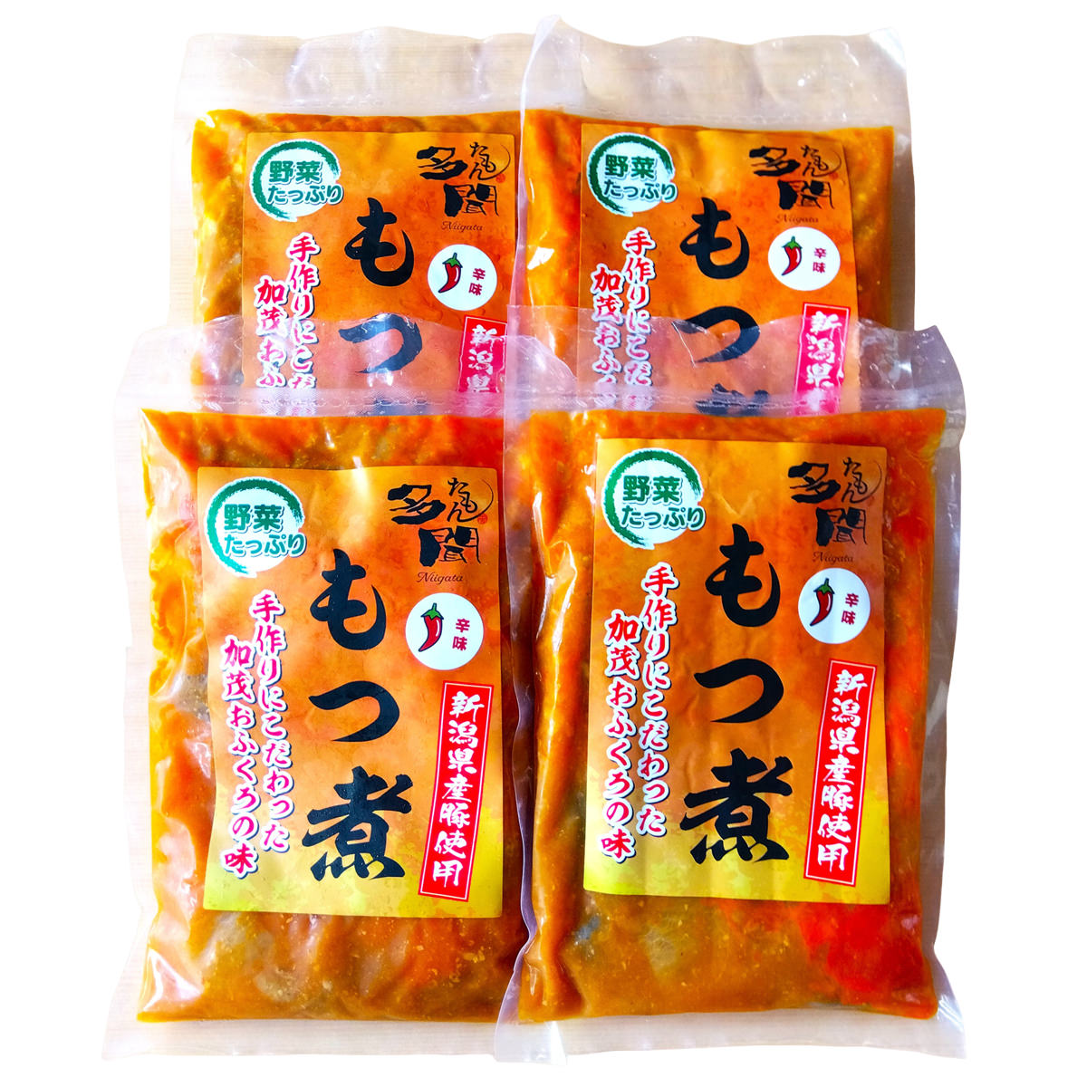 辛味もつ煮 〔500g×4〕【沖縄県・離島 配送不可】
