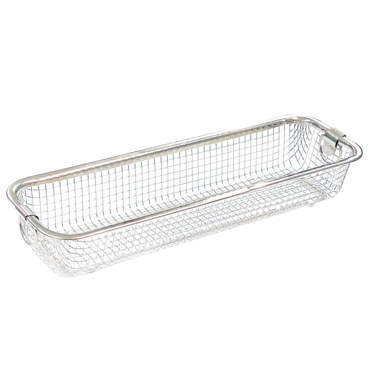 すっきり暮らす 水切りかご スリムタイプ 〔サイズ:約31.2×9.8×高さ5.5cm、重量:約0.14kg〕【沖縄県・離島 配送不可】