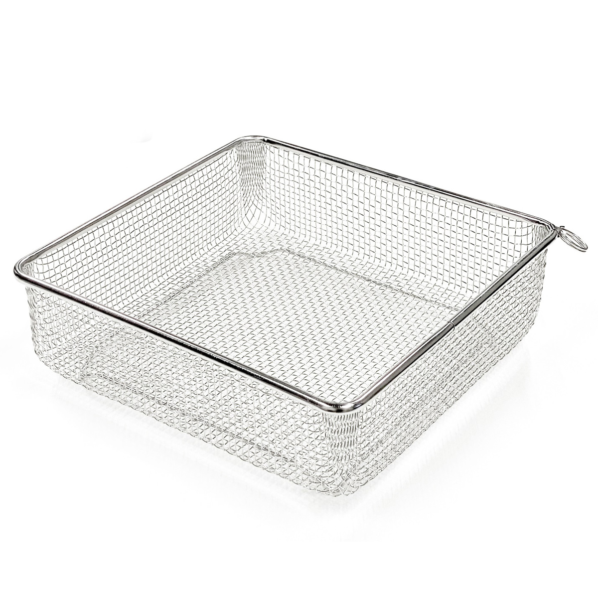 すっきり暮らす 水切りかご スクエアタイプ 〔サイズ:約28.0×27.0×高さ9.2cm、重量:約0.41kg〕【沖縄県・離島 配送不可】