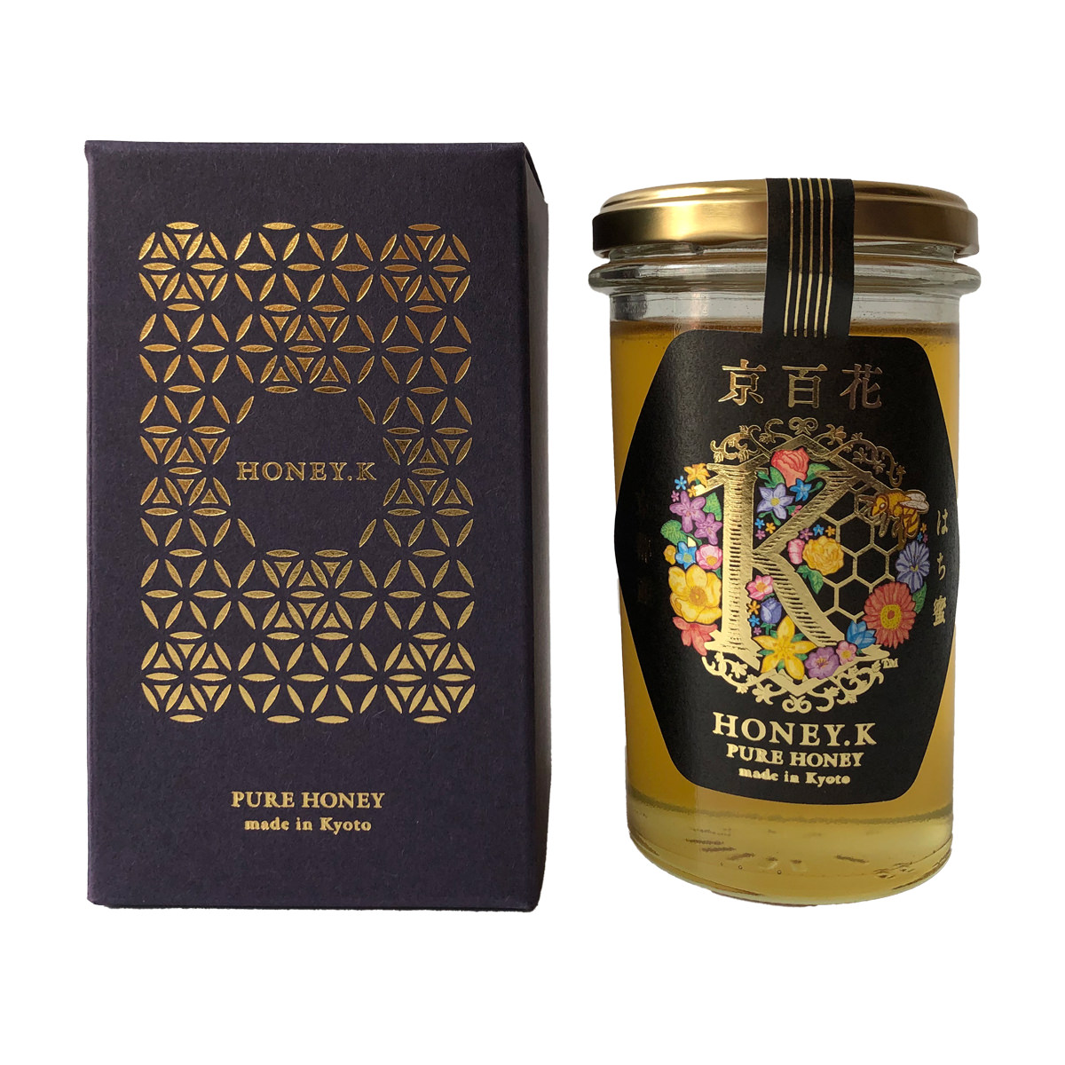 京都市内産 蜂蜜 京百花 化粧箱入 〔250g〕【北海道・沖縄県・離島 配送不可】
