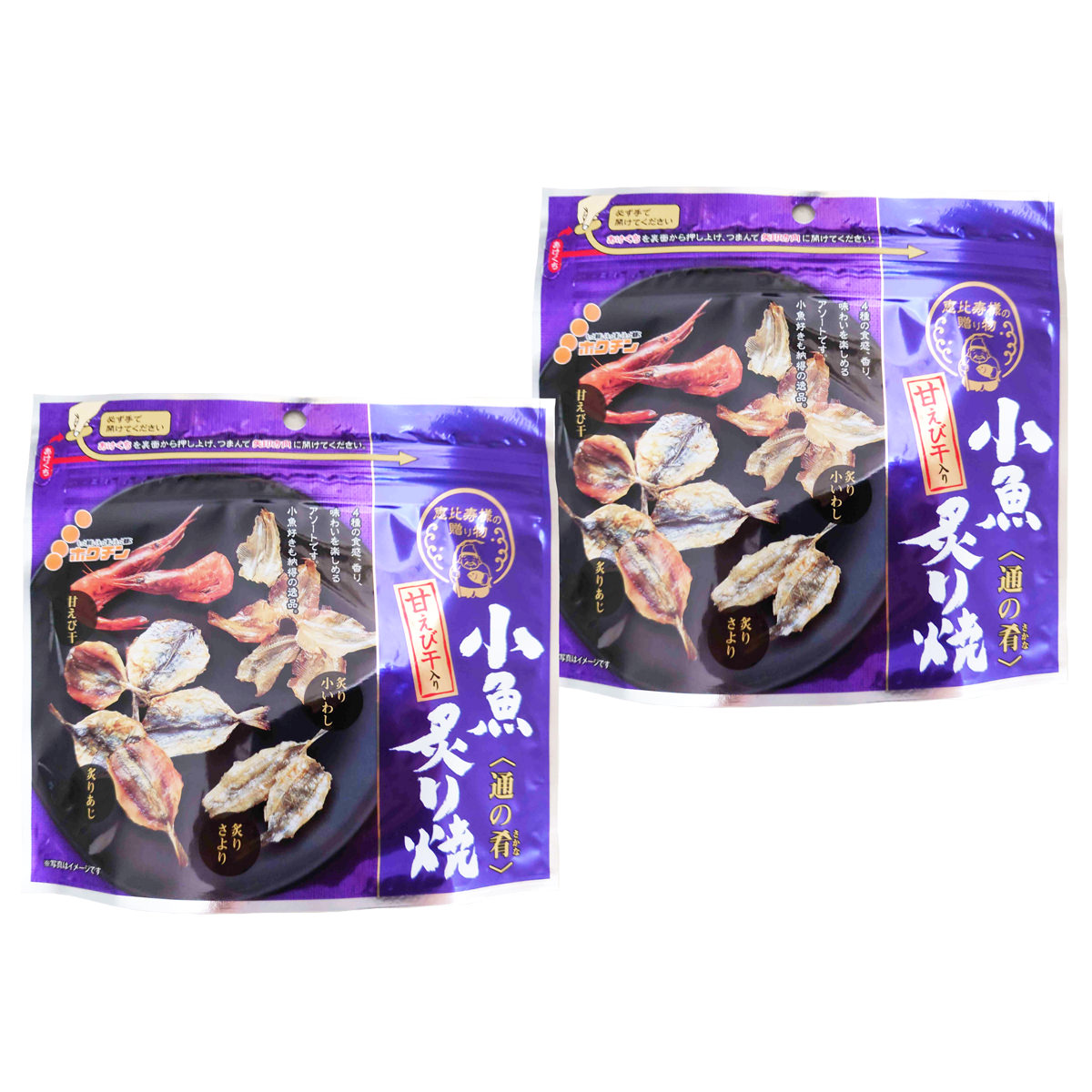おつまみ 小魚炙り焼 甘えび干入り 2袋 〔40g〕