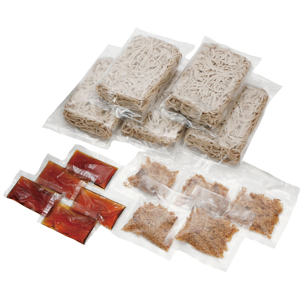 東筑軒 折尾名物 かしわそば 冷凍 〔冷凍ゆでそば180g×5、かしわ肉20g×5、だし25ml×5〕