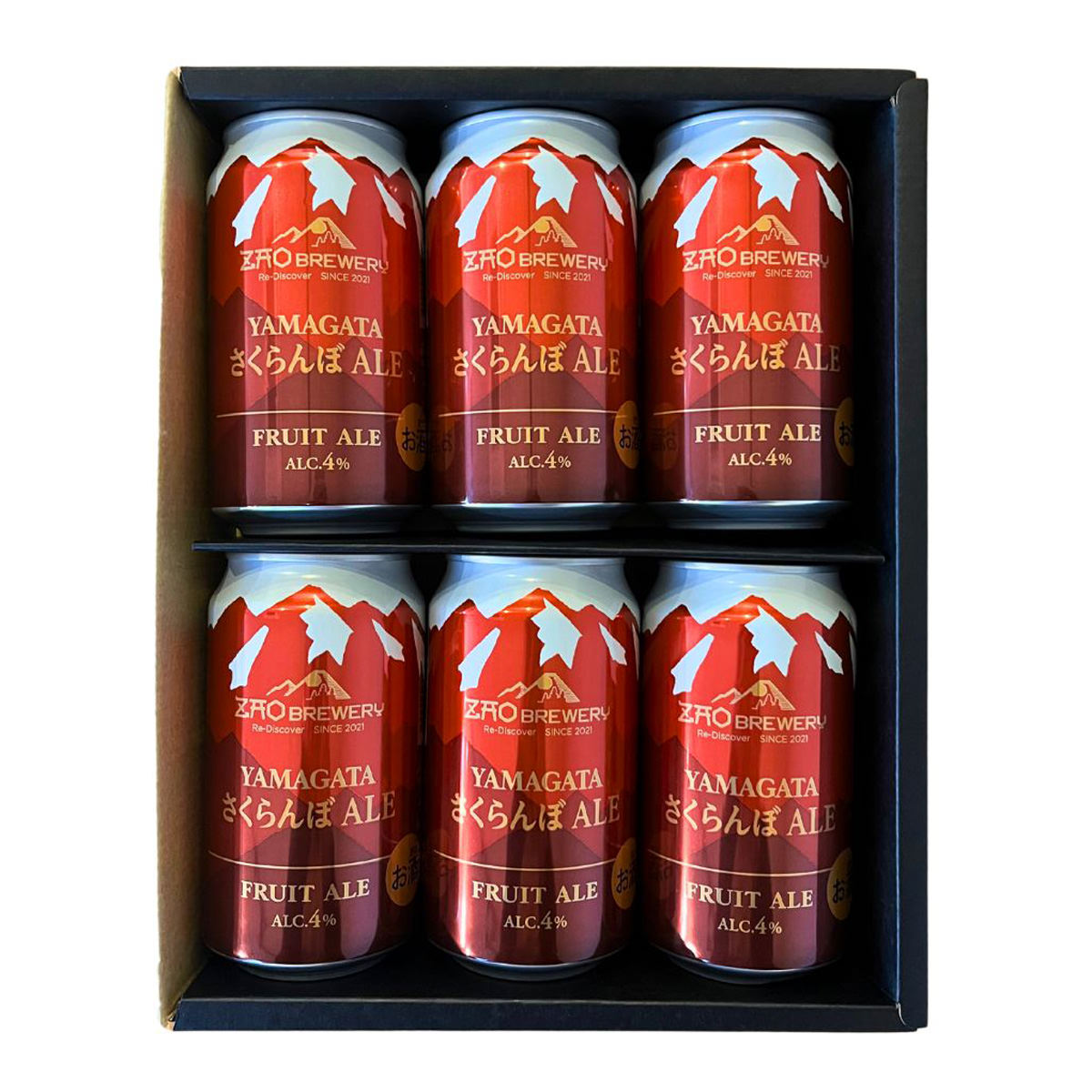 蔵王 クラフトビール YAMAGATAさくらんぼALE 〔350ml×6缶〕【沖縄県・離島 配送不可】