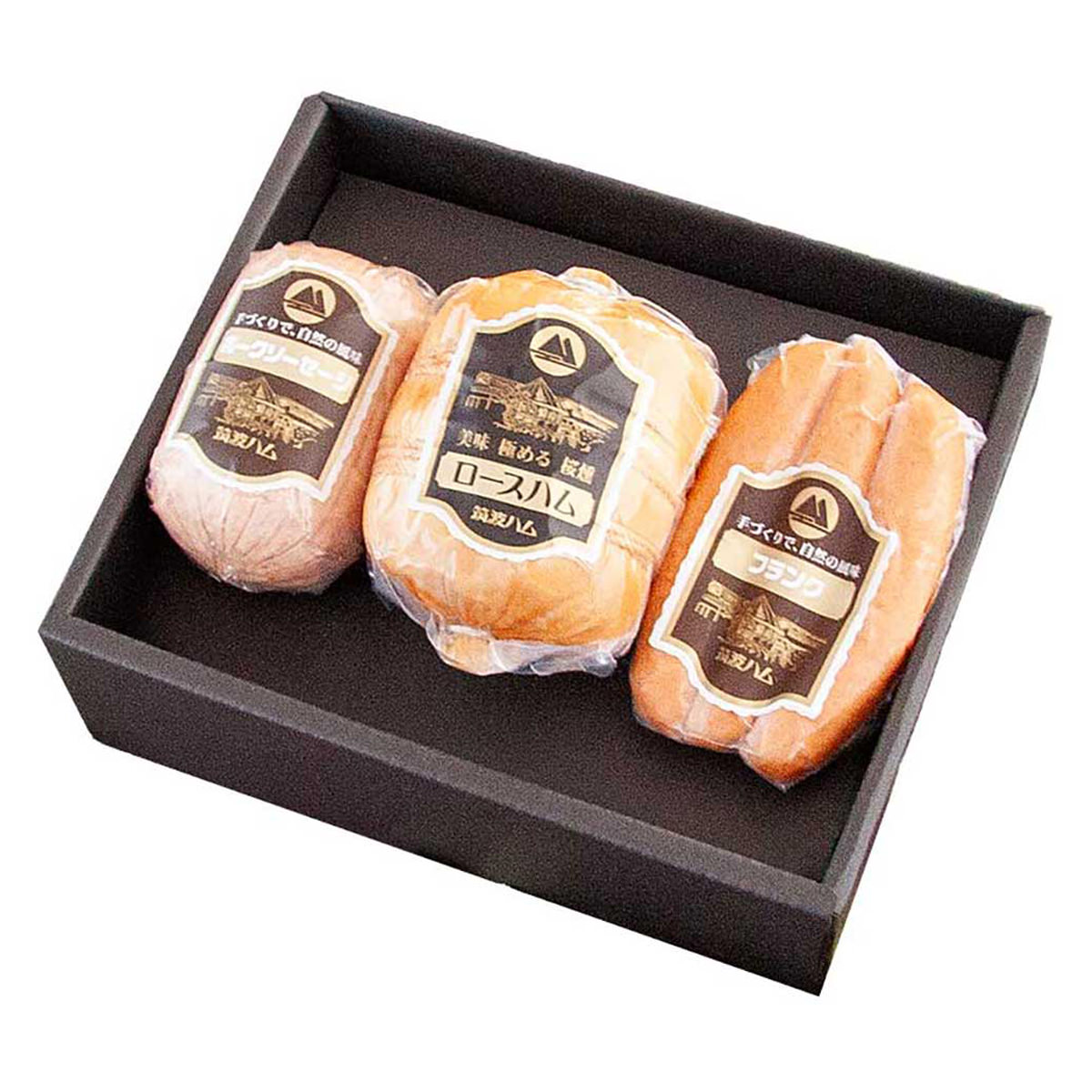 筑波ハム ギフト 詰め合わせ〔ロースハム、ソーセージ 他全3種〕【沖縄県・離島 配送不可】