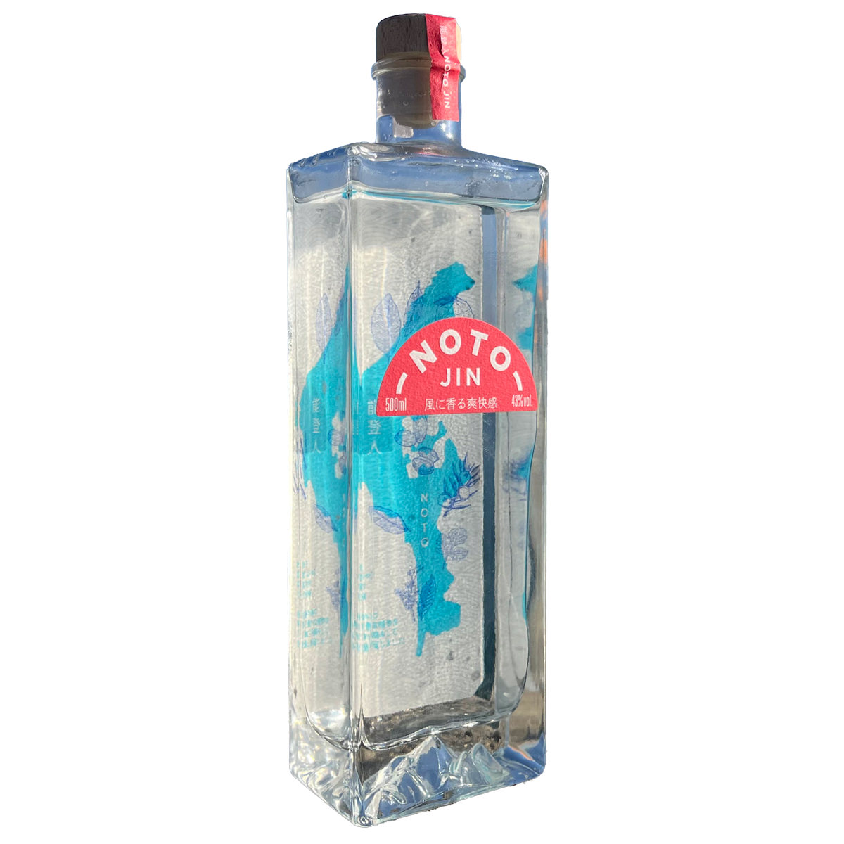 のとジン スピリッツ 木箱入 ギフト〔500ml〕