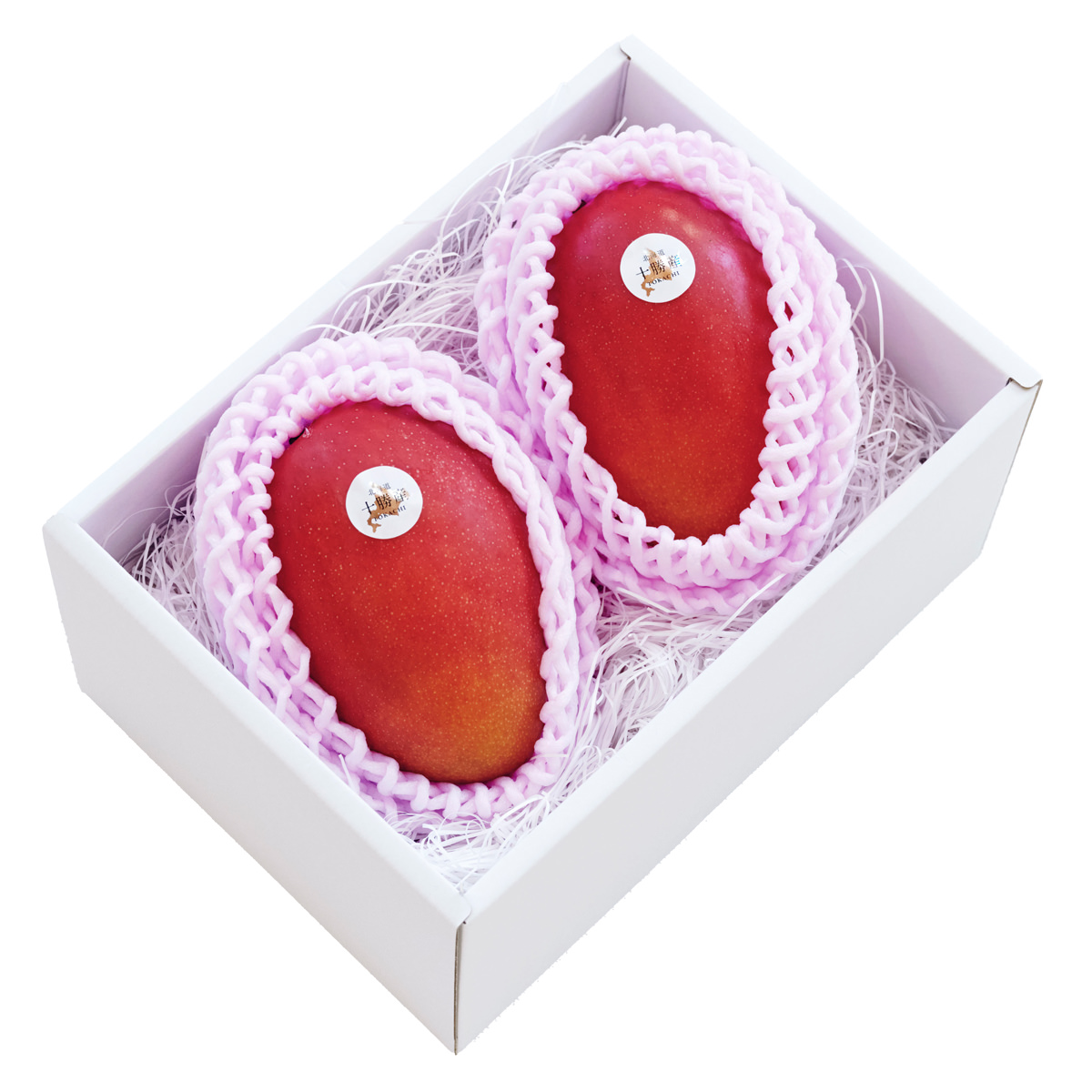 北海道 おとふけ産 マンゴー 白銀の太陽 2Lサイズ ギフト〔約350~449g×2〕