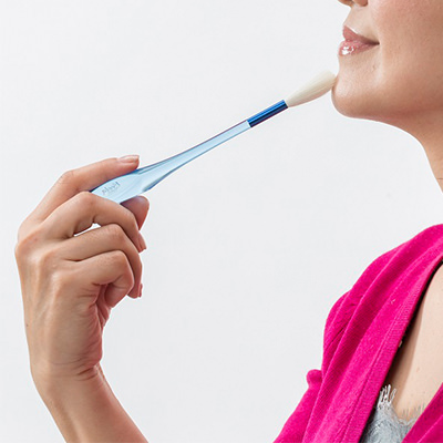 リラックスブラシ古羊毛Feela(フィーラ)type-R〔1本〕 クローム