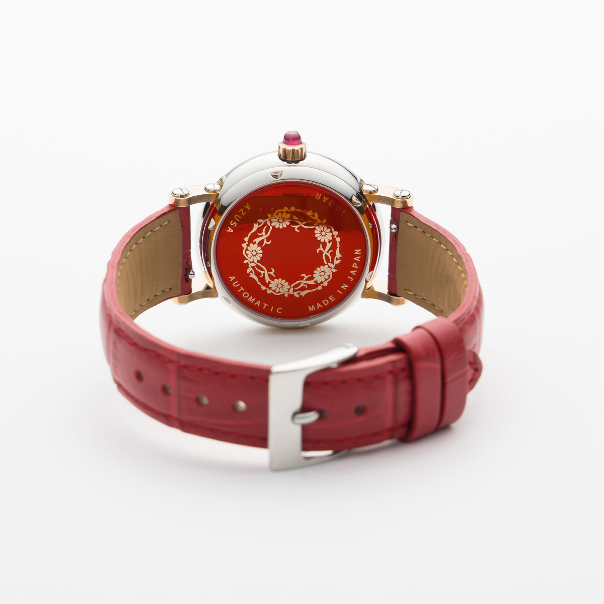 時計屋復刻堂 Azusa Marble-W 〔腕周り長さ約17.5cm、重量約35g〕 ブルー