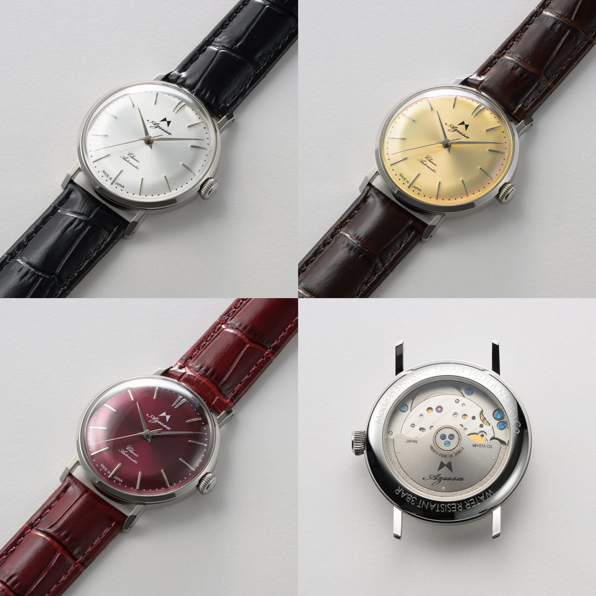 腕時計 Azusa CLASSIC II〔腕回り:最長約17.5cm〕 シルバー