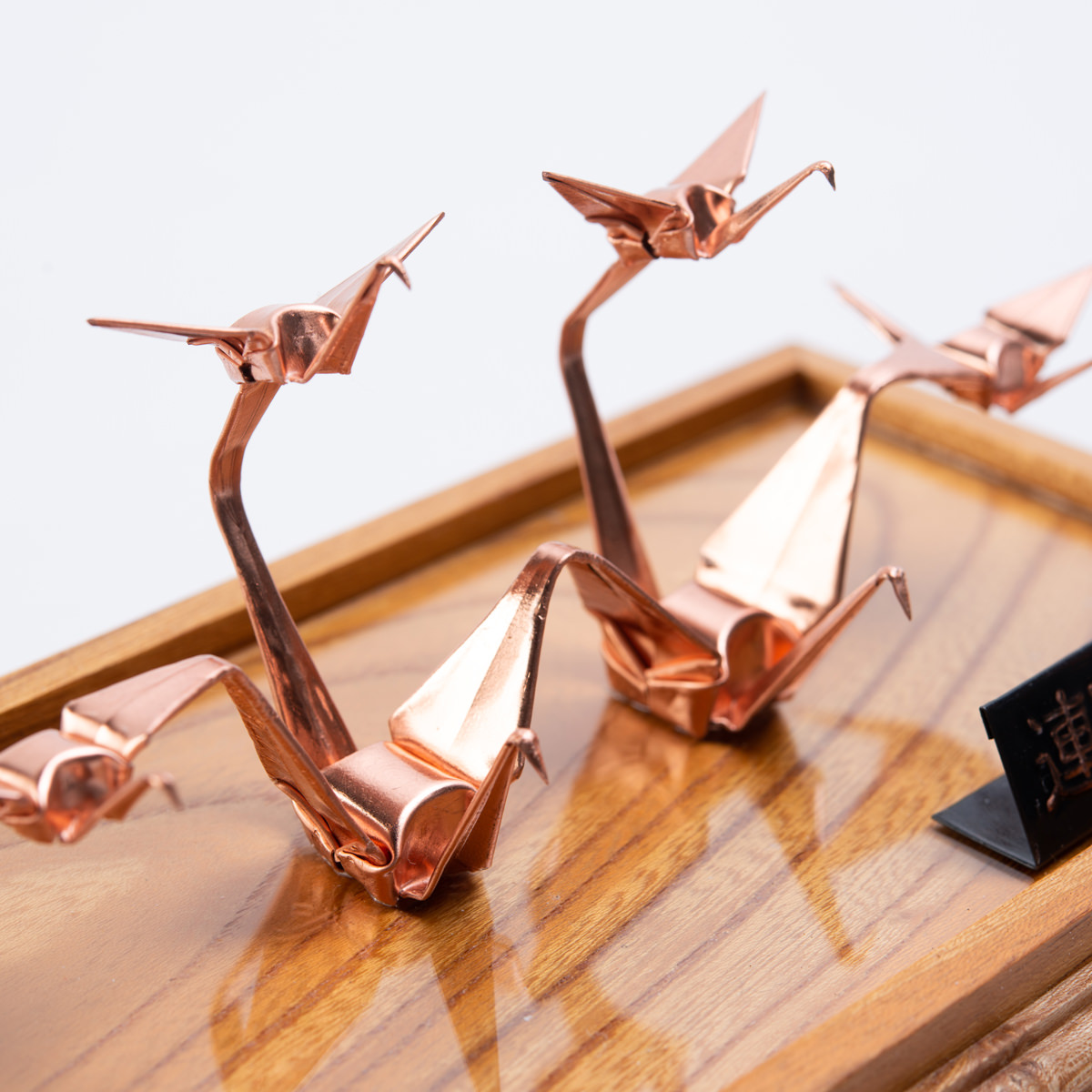 連鶴 6羽 〔20cm×10cm×8cm〕