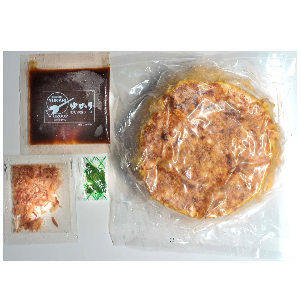 お好み焼 ゆかり 海鮮焼 新もちチーズ 〔海鮮焼×6・もちチーズ焼×6、濃厚ソース、かつお節、あおさ〕