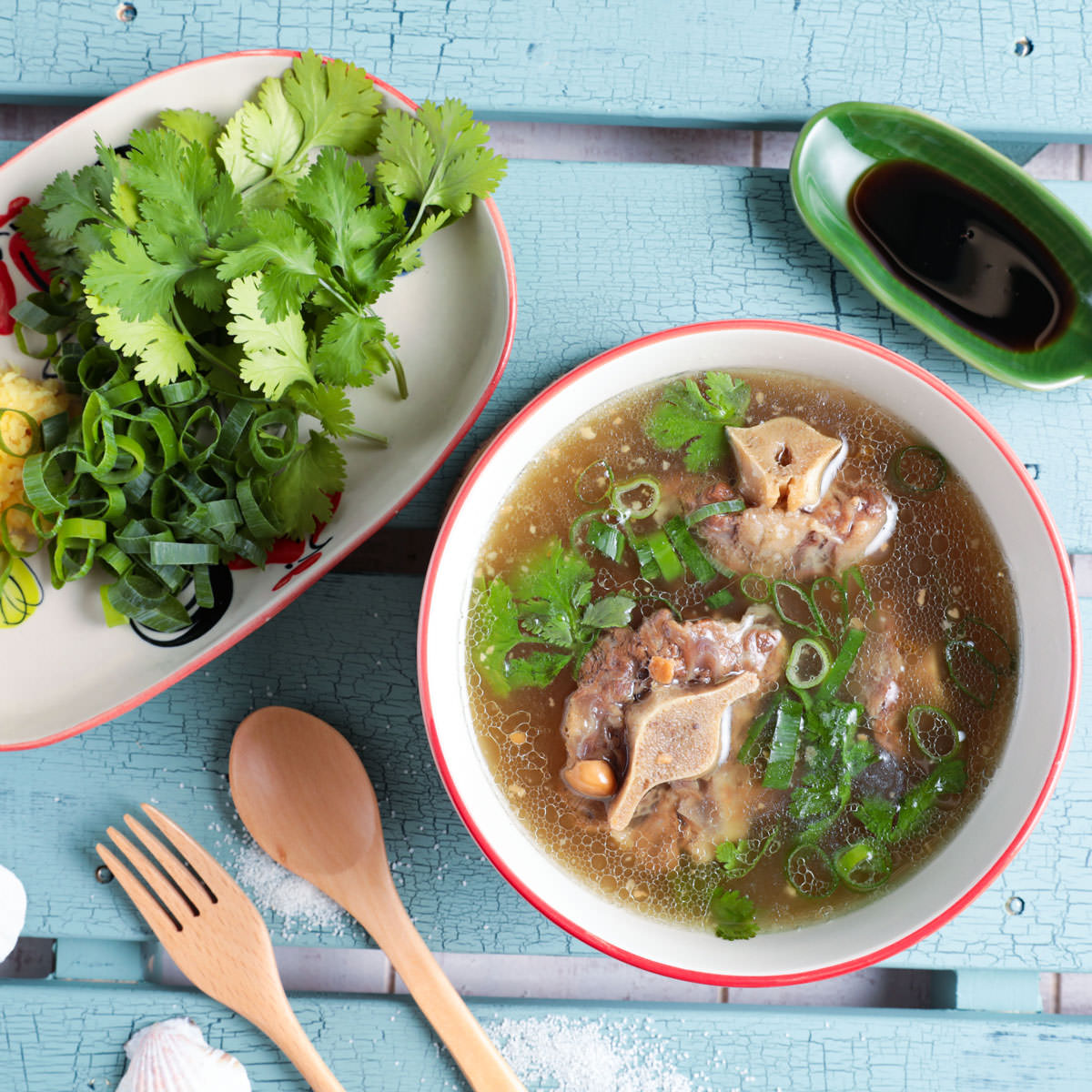 バーベキューセット アメリカン2種詰合せ 〔BBQベイビーバックリブ約300g×2、オックステールスープ580g×2〕