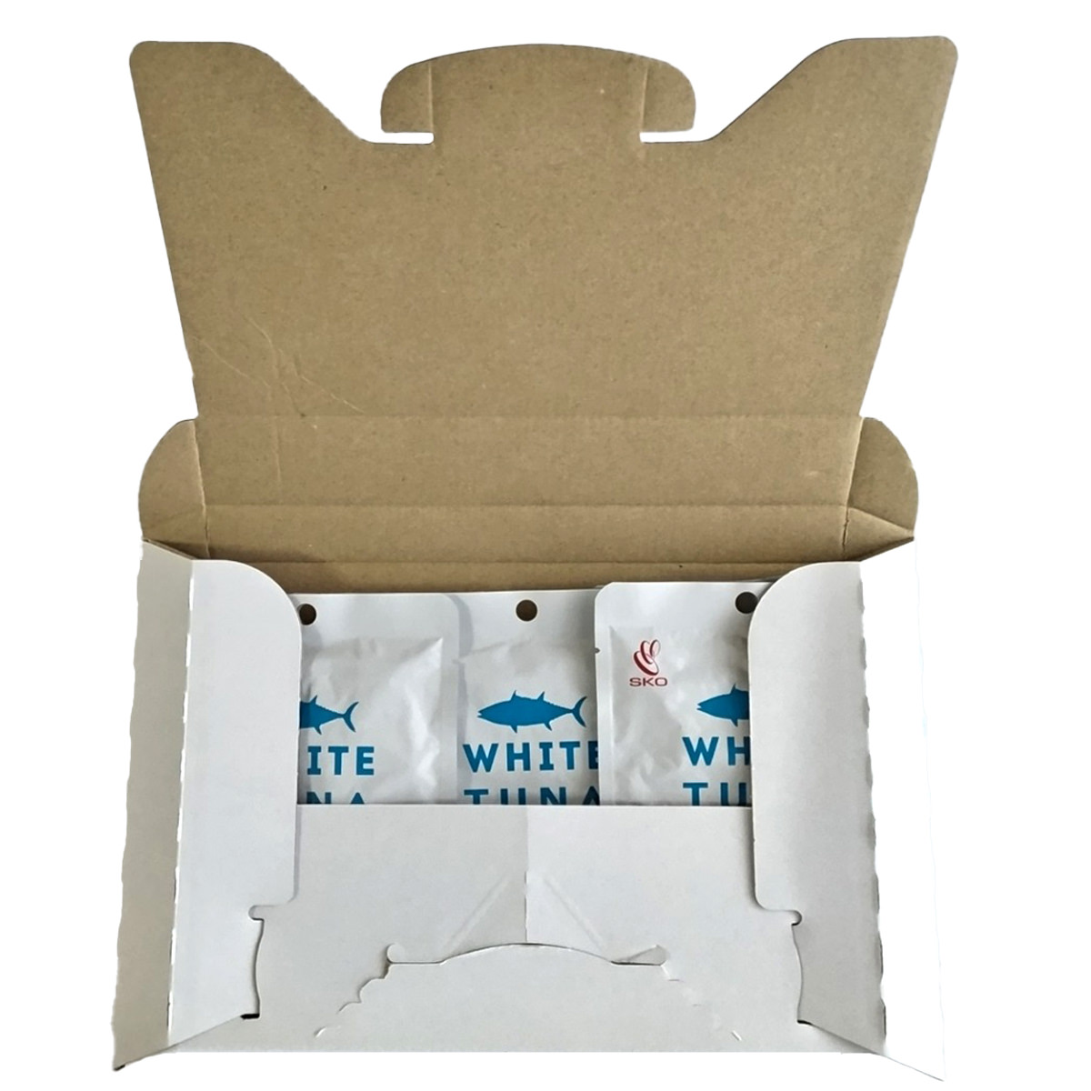 レトルトパウチ ホワイトツナフレーク 大豆油漬 〔40g×5パック〕