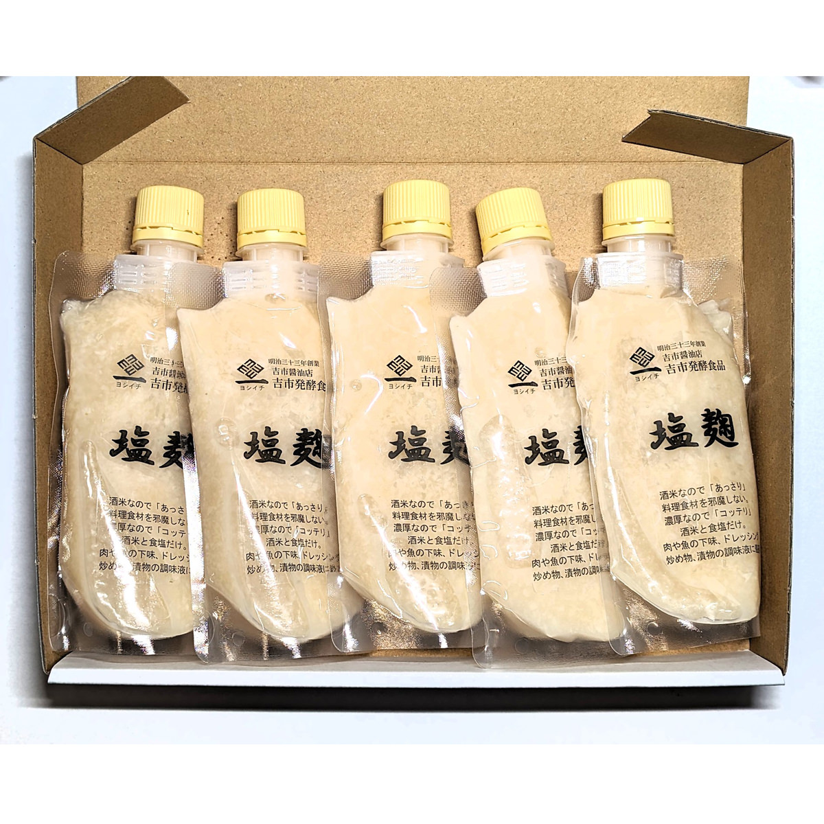 吉市醤油店 塩麹 〔180g×5〕