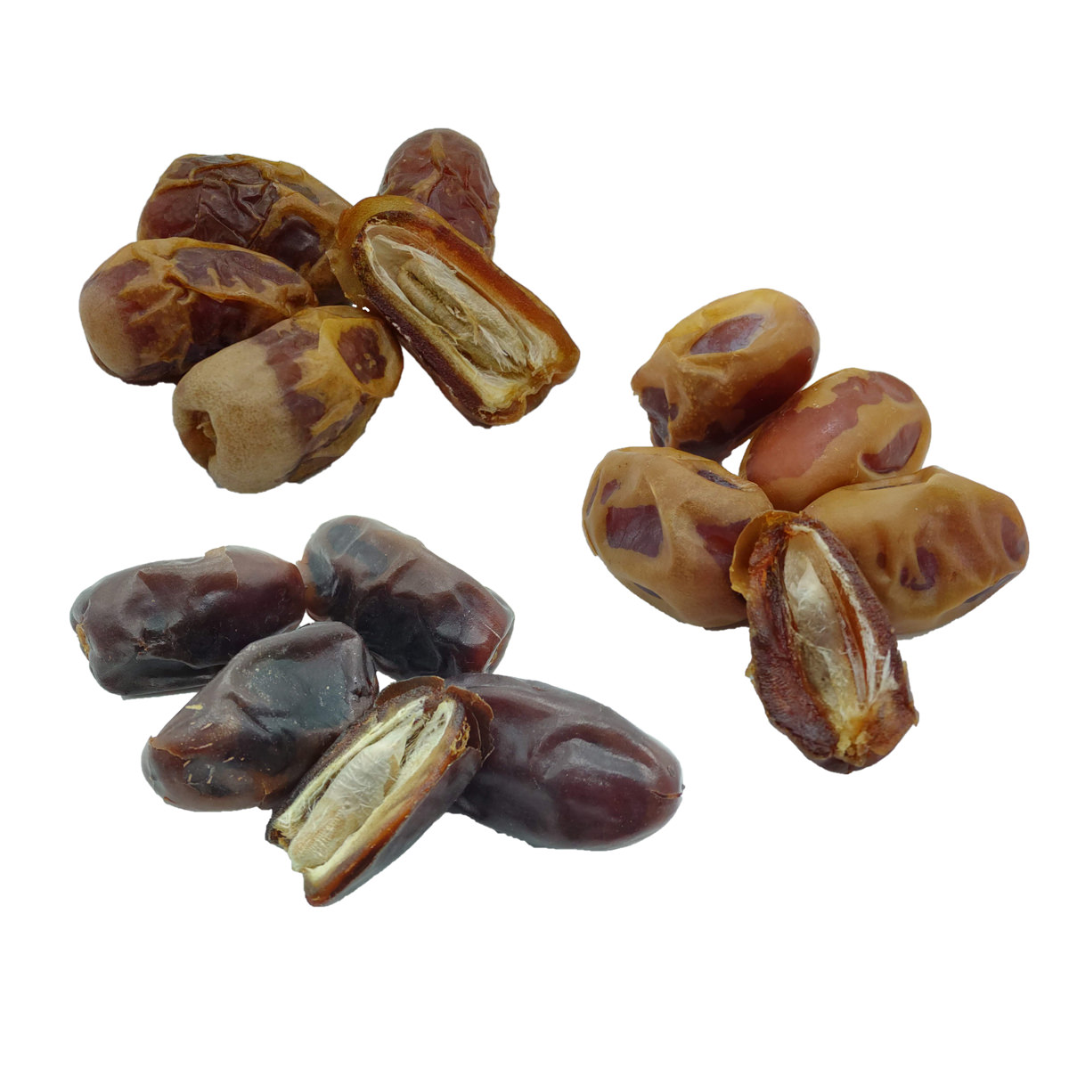 ナチュラルデーツ 3種 食べ比べセット 〔ホドリ種120g・セゲイ種120g・コラス種120g〕