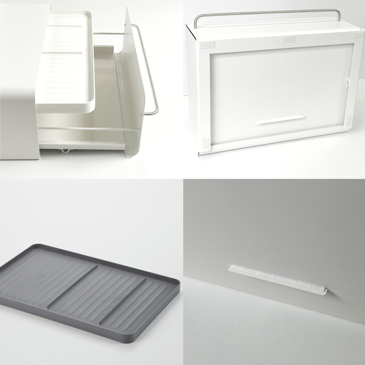 カウンタードロワー 〔外寸:約40.2×31.3×高さ15.0cm、重量:約4.64kg〕【沖縄県・離島 配送不可】 カームグレー