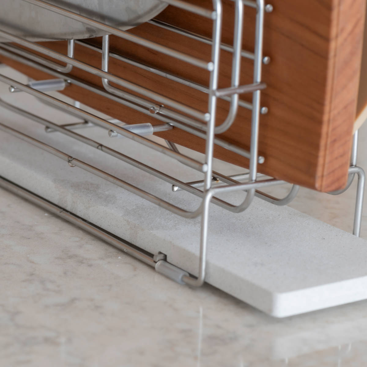 まな板&包丁スタンド 〔本体サイズ:約30.0×8.2×高さ12.5cm、重量:約0.51kg〕【沖縄県・離島 配送不可】