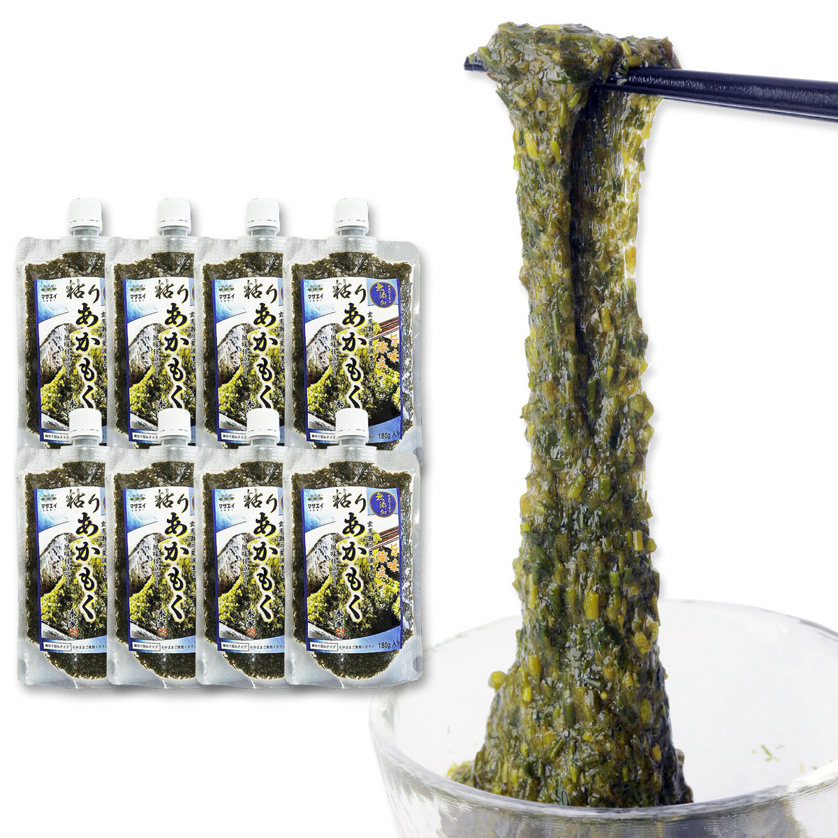 粘りあかもく 〔180g×8パック〕