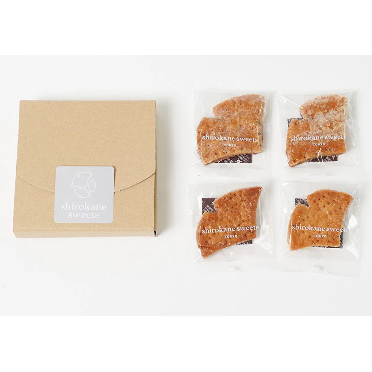 白金プラチナリーフパイ〔4個〕