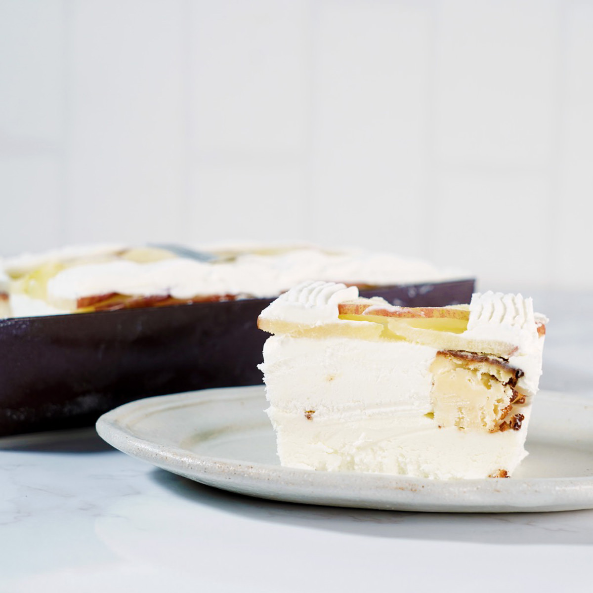 白金プレミアム手作りアイスクリームケーキ アップルシナモン〔約250g〕